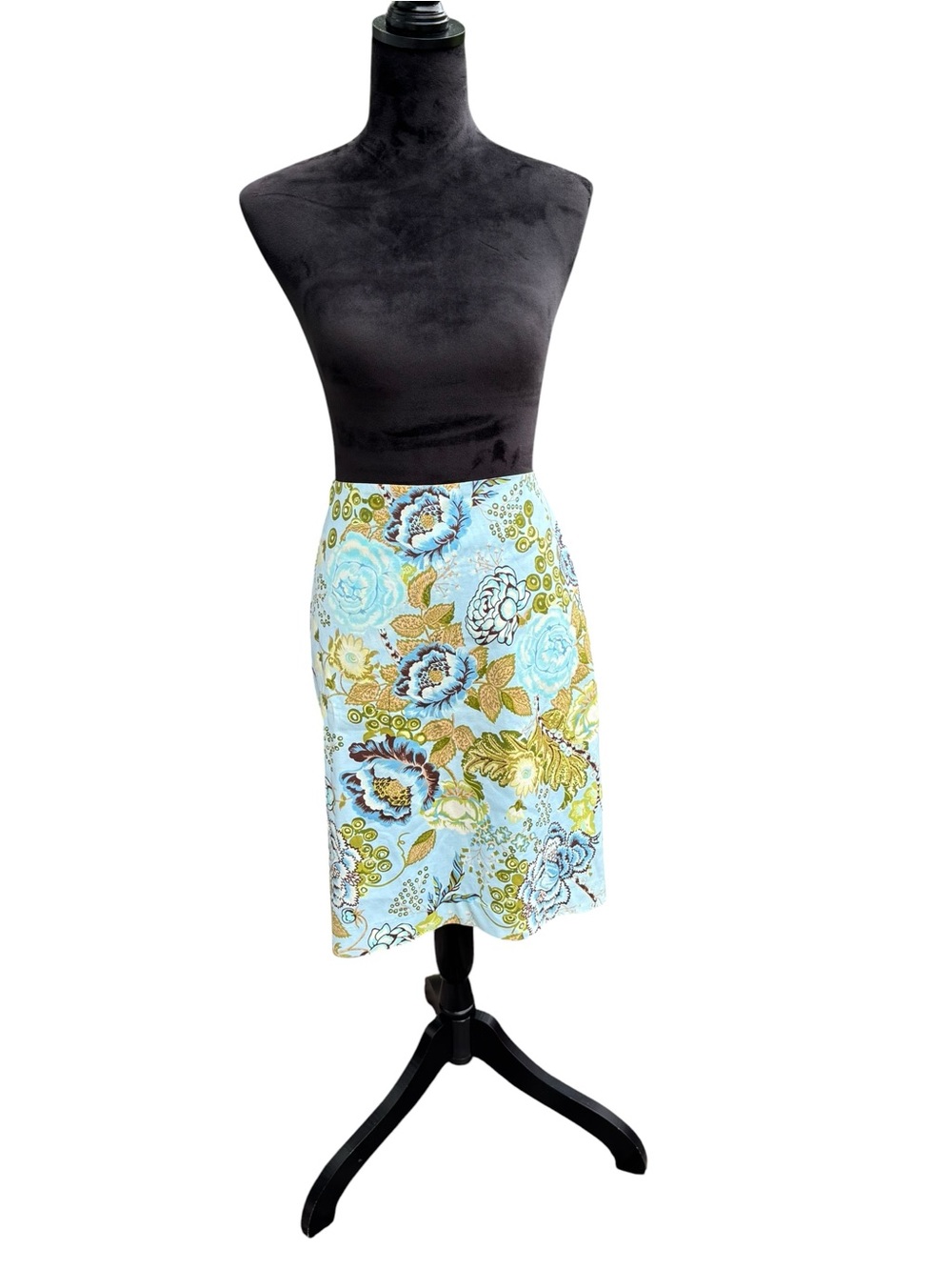 Talbots Light Blue Floral Pencil Skirt This Listing Is For The Skirt Only Career